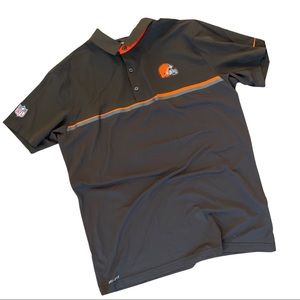 Cleveland browns Nike NFL dri fit polo